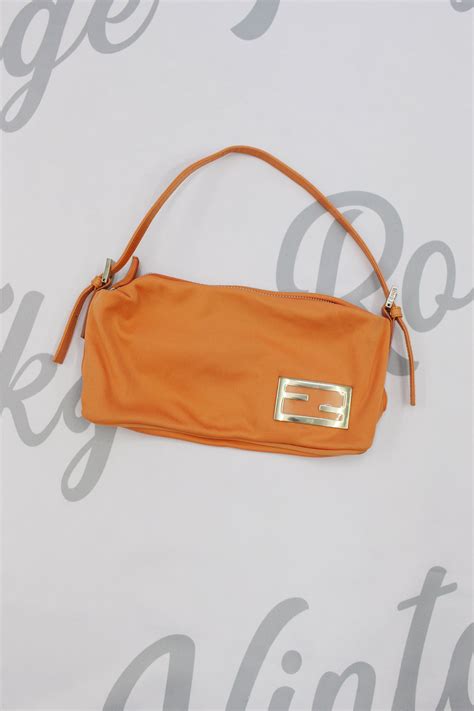 vintage fendi orange bag